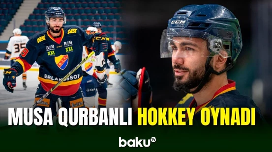 Musa Qurbanlı hokkey görüşündə iştirak edib