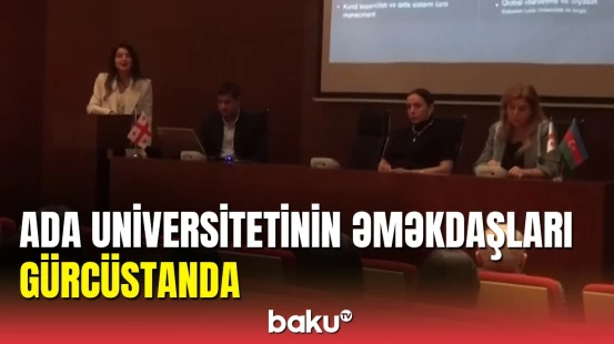 ADA Universitetinin əməkdaşları Gürcüstandakı azərbaycanlı tələbələrlə görüşdü