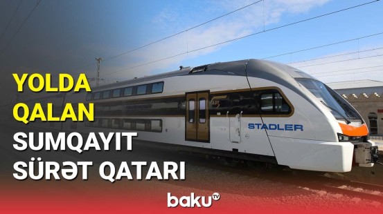 Sakinlər platformaya yığışdı: Sumqayıt qatarında nə baş verib?