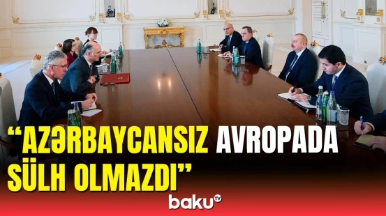Prezident Böyük Britaniyanın Avropa üzrə dövlət nazirini qəbul edib