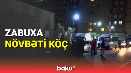 Laçına köçən sakinlərin sevinci