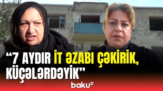 Biləsuvarda qəzalı binanın sakinləri özündən çıxdı: İcra başçısı bizi qəbul etmir