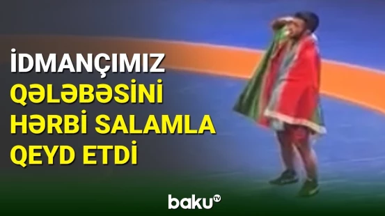 Güləşçimiz Turan Bayramov qızıl medal qazandı