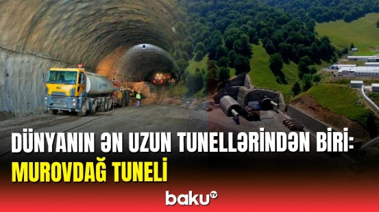 Dağların içindən keçən tunel: Kəlbəcərdəki Murovdağ tunelindən son görüntülər