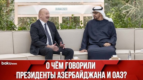 На полях Всемирного саммита в ОАЭ Ильхам Алиев встретился с Мухаммедом бен Заидом Аль Нахайяном