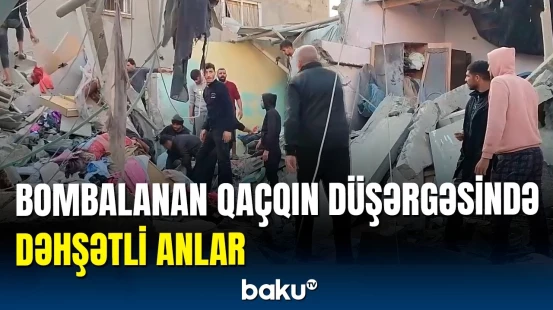 İsrail Mağazi qaçqın düşərgəsini vurdu