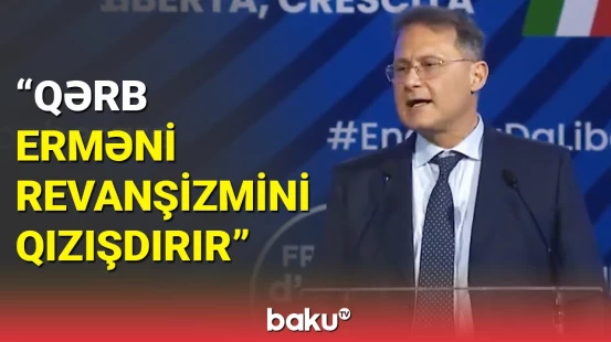 İtaliyalı nazir müavini Azərbaycanın haqq savaşından danışdı
