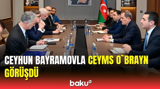Ceyhun Bayramov ABŞ rəsmisi ilə nələri müzakirə etdi?