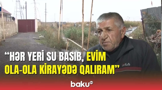 Sumqayıtda 100-ə yaxın ev suyun altında qaldı