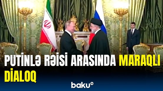 Kremldə Rusiya və İran prezidentlərinin görüşü baş tutdu