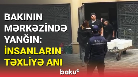 Şəhəri tüstü bürüdü