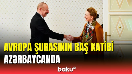 İlham Əliyev Avropa Şurasının Baş katibini qəbul edib