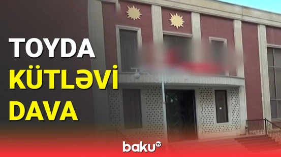 Gəncədə toyda dava düşdü | Yaralananlar var