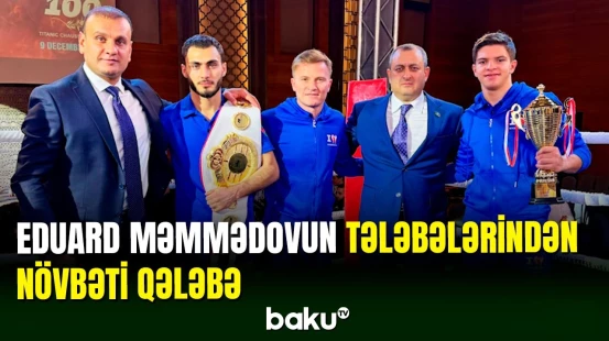 Eduard Məmmədovun tələbələri beynəlxalq yarışda qələbə qazanıblar