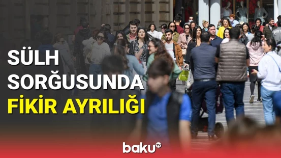 Sosial Tədqiqatlar Mərkəzi sülh sorğusunun nəticələrini açıqladı