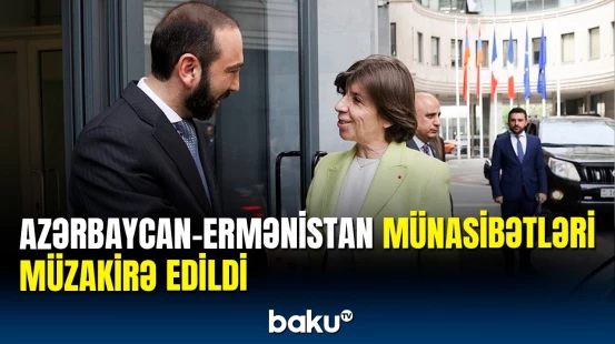 Mirzoyan fransalı həmkarı ilə görüşdü