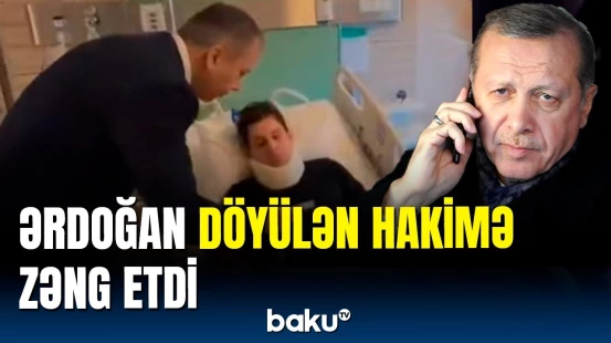 Ərdoğan klub prezidentinin döydüyü hakimlə danışdı