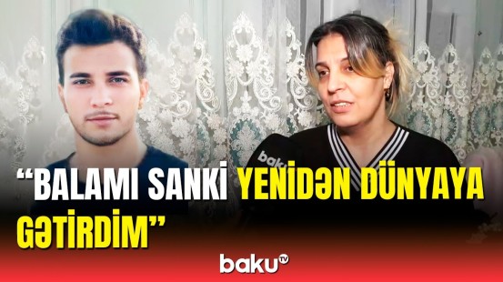 "Baku TV" azad olunan Aqşin Bəbirovun ailəsinin evində