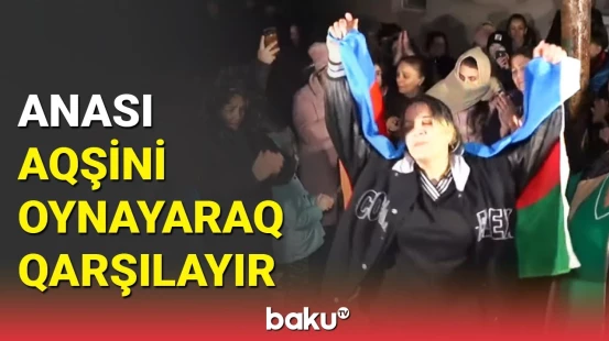 Aqşinin atası və anasının sevinc rəqsi