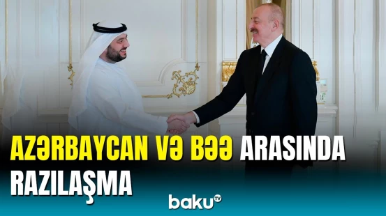 Prezident BƏƏ-nin investisiya nazirini qəbul etdi