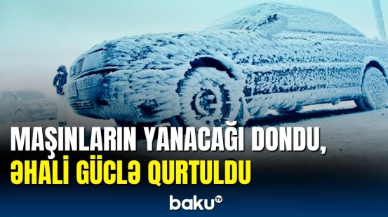 Polis 1 gündə minlərlə insanı donmaqdan xilas etdi | Qazaxıstan