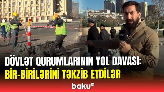 Qazılan yol kimə aiddir? | Qurum rəsmiləri jurnalistə mane oldu