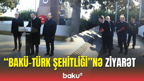 Cevdet Yılmaz Şəhidlər xiyabanında