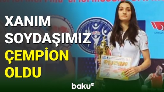 Gürcüstanda 21 yaşlı boksçumuz çempion olub