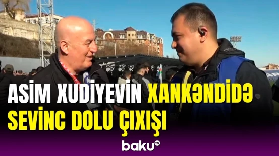 Asim Xudiyev Qarabağda yeni stadionların açılışından danışdı | Xankəndidə qürurlu anlar