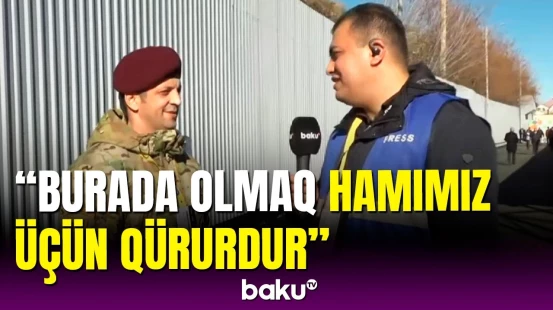 Qarabağ qazisindən Xankəndi stadionunda fəxr dolu çıxış