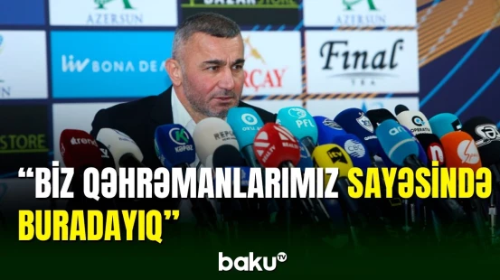 Qurban Qurbanov şəhid və qazilərimizdən danışıb