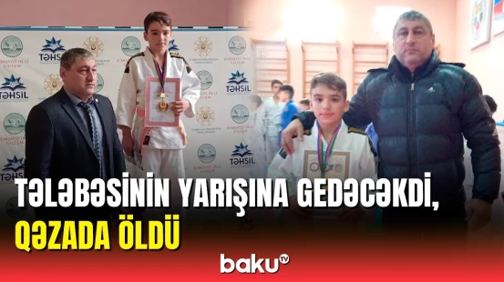 Sumqayıtda dünya və Avropa mükafatçısı yol qəzasında həyatını itirdi