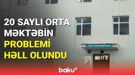 Mingəçevirdə təhsil müəssisəsinə istilik verildi