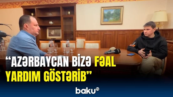 Podolyak Azərbaycanın Ukraynaya yardımı haqda "Baku TV"yə danışdı