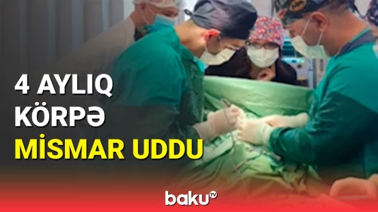 Mismar udan körpənin vəziyyəti | Sumqayıtda hadisə