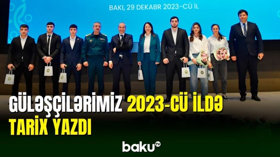 2023-cü ildə uğur qazanan güləşçilərlə görüş keçirilib