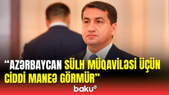 Hikmət Hacıyev "TRT World" telekanalına müsahibə verib