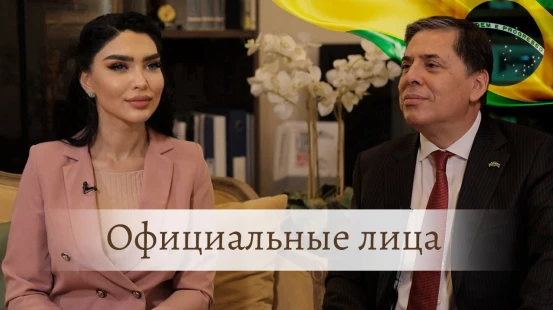 Посол Бразилии Мануэль Монтенегро в передаче «Официальные лица»