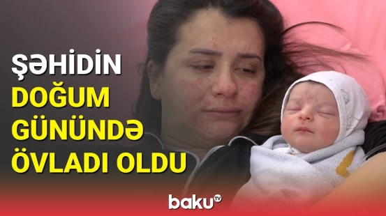 Şəhid Ramil Rəhimovun ailəsində bayram sevinci