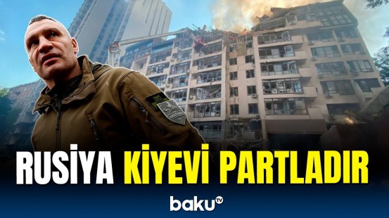 Baku TV əməkdaşı Kiyevdən son məlumatları çatdırır