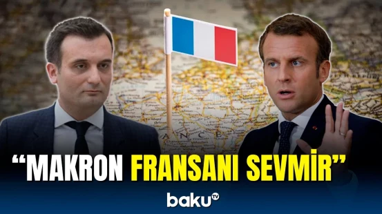 Makrondan Fransa bayrağına qarşı hörmətsizlik