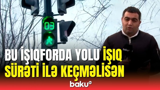 "Baku TV"nin çəkdiyi problem həllini tapdı | Sumqayıtda qeyri-adi işıqfor