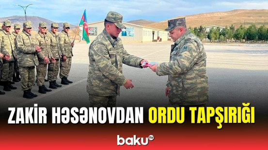Müdafiə Nazirliyi Zakir Həsənovun tapşırığı ilə bağlı məlumat yaydı