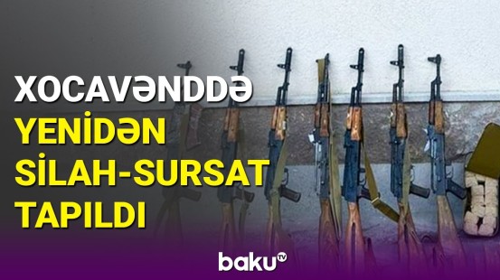 Xocavənd polisi yeni silah-sursat məskəni aşkarladı