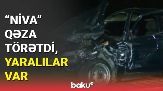 Zaqatalada dəhşətli yol qəzasının görüntüləri