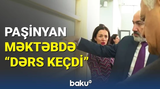 Məktəbdə aparılan təftişdən gülməli görüntülər