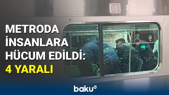 Naməlum şəxs metroda insanlara hücum etdi | Yaponiyada dəhşətli hadisə