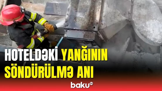 Mərdanov qardaşları küçəsində yanğın | FHN hadisə yerində