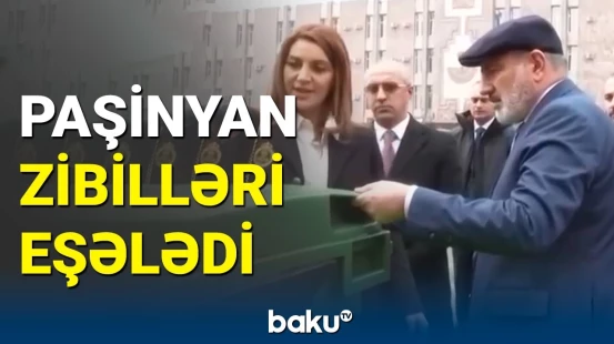 Paşinyan məktəbdən sonra Ermənistanın zibillərinə baxdı
