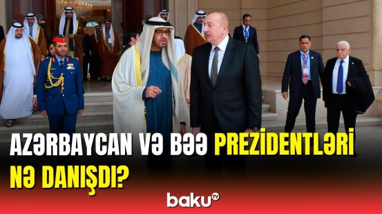 Azərbaycan və BƏƏ Prezidentlərinin görüşü | Mühüm mesajlar